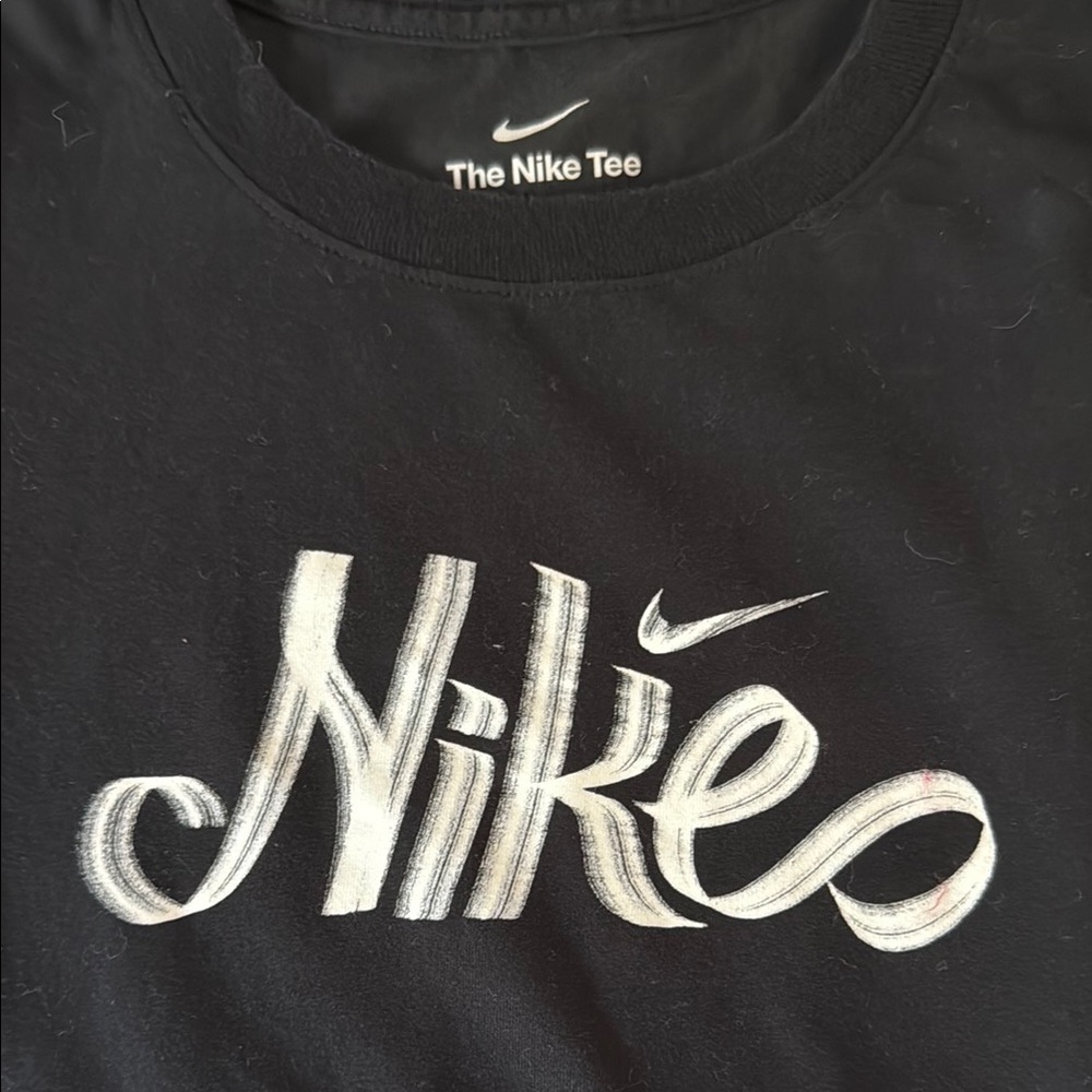 Nike Black and White Logo Tee
